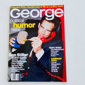 George Political Humor Magazine Ben Stiller Mary Bono Aug 1999 No Mailer Label